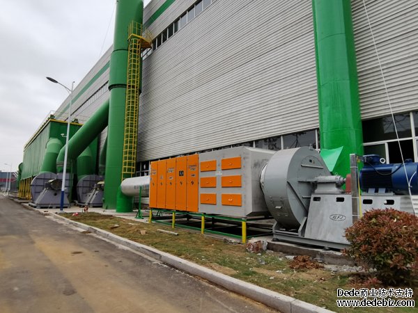 山东铸造厂10万风量除尘器+光氧活性炭一体机